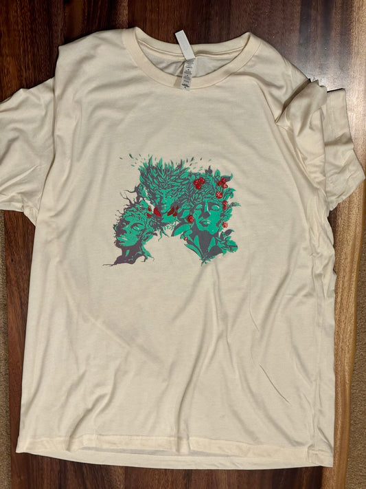 Floral Witches Three - Screen Printed Tee